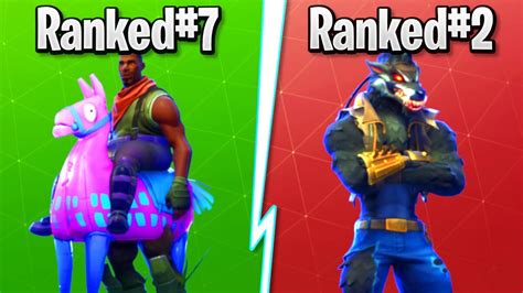 RANKING ALL FORTNITE SEASON 6 SKINS FROM WORST TO BEST! (RANKING SEASON ...