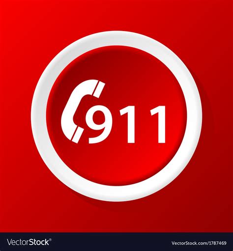 911 emergency Royalty Free Vector Image - VectorStock