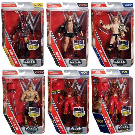 WWE Elite 46 - Complete Set of 6 WWE Toy Wrestling Action Figures - Walmart.com - Walmart.com