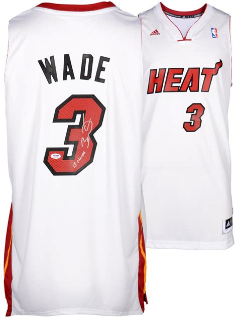 Dwyane Wade Signed Jersey, Autographed Jerseys