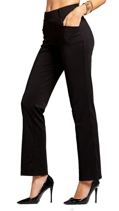 Conceited Premium Women’s Stretch Dress Pants – Slim or Bootcut – All ...