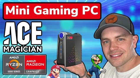Super Powerful Mini Gaming PC ! AceMagician AMR5 Ryzen 5 5600U Gaming PC Review - YouTube