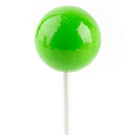 Giant Jawbreaker Lollipops - Green - 5CT • Lollipops & Suckers • Bulk ...