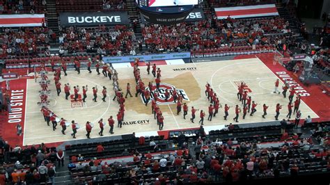 The Ohio State University Athletic Band - Script on Court (2/26/23)