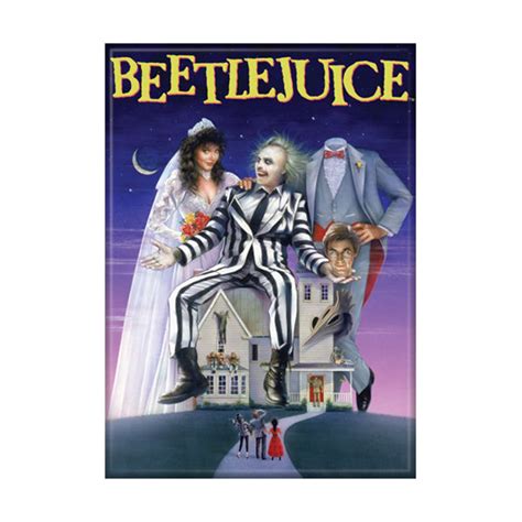 Beetlejuice Movie Poster Carded Magnet - Walmart.com