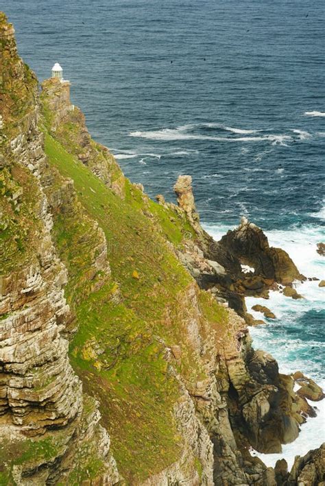 Cape Point Lighthouse South Africa Stock Image - Image of western ...