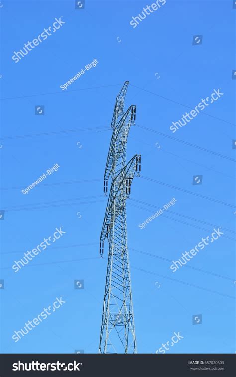 Electricity Pylon Sun Stock Photo 657020503 | Shutterstock