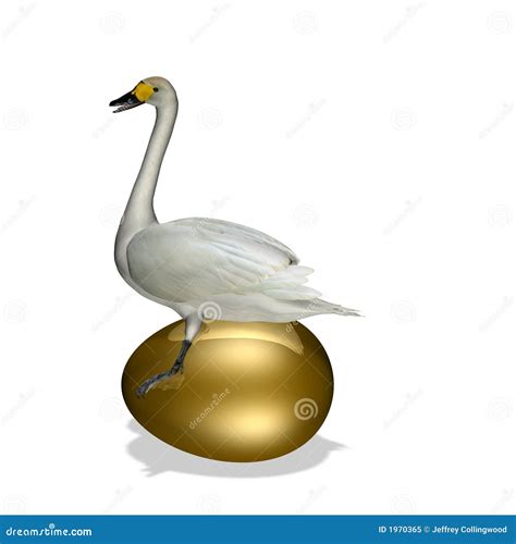 Goose Sitting On Golden Egg Royalty Free Stock Photo - Image: 1970365