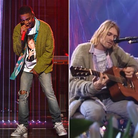 Kid Cudi Pays Tribute to Kurt Cobain in a Dress on 'SNL' | Us Weekly