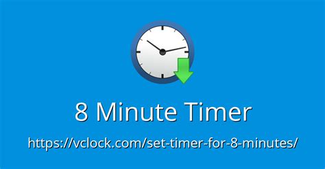 8 Minute Timer - Online Timer - Countdown