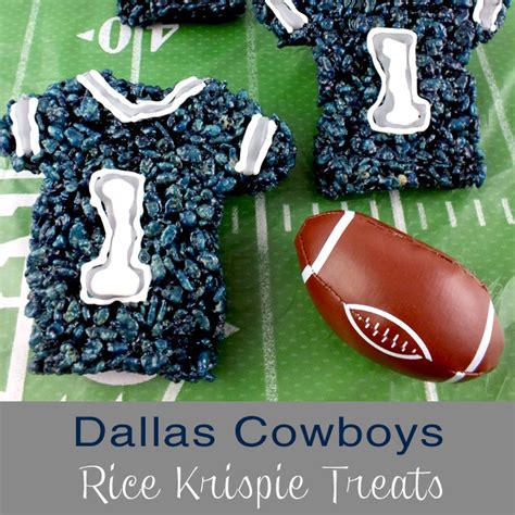Dallas Cowboys Rice Krispie Treats - Two Sisters Crafting