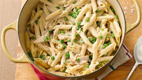 One-Pot Chicken Alfredo Penne recipe from Pillsbury.com