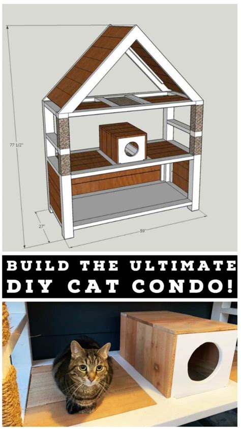 Ultimate DIY Cat Condo - Lazy Guy DIY