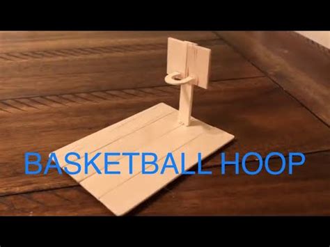 DIY mini basketball hoop - YouTube