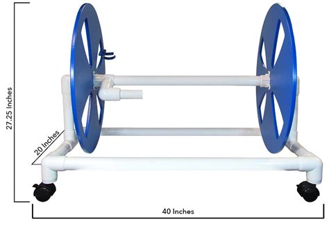 Heavy-Duty Vacuum Hose Storage Reel - Large Capacity