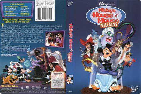 Mickey's House of Villains (2001) R1 DVD Cover - DVDcover.Com