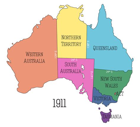 The Evolution of Australia's Borders from Federation to Present Day » POI Australia