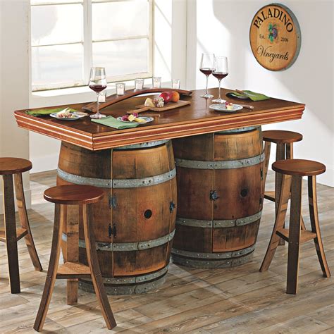 Did you know you can transform old wine barrels into wine barrel furniture? With a little ...