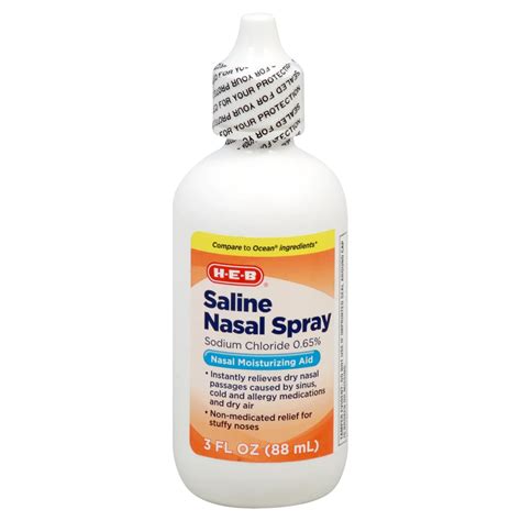 H-E-B Saline Nasal Spray - Shop Sinus & allergy at H-E-B