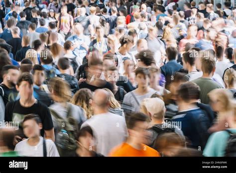 Crowd of people walking street Stock Photo - Alamy