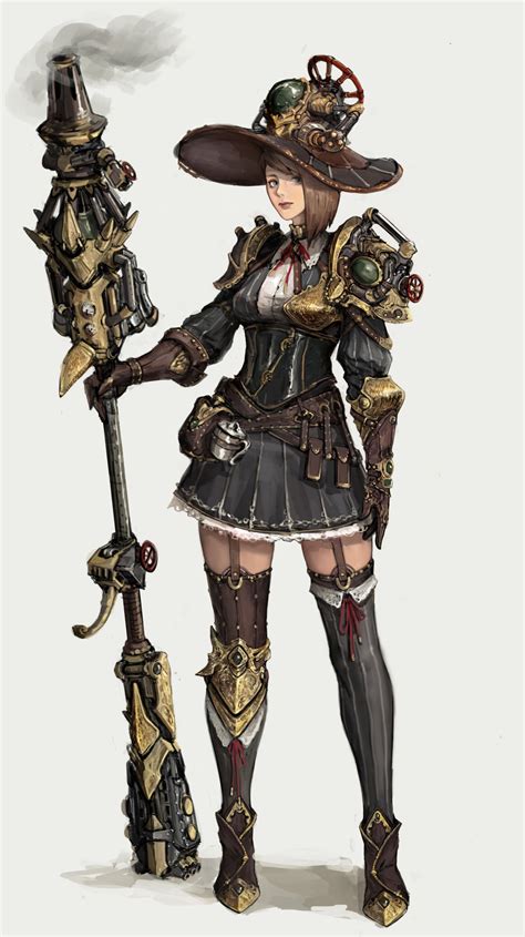 ArtStation - STEAMPUNK, Kyung Han Kim | Steampunk clothing, Steampunk ...