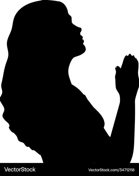 Praying Silhouette