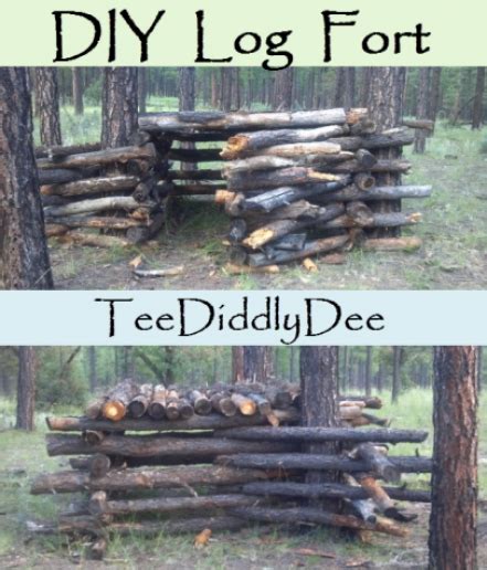 How To Make A Fort In The Woods - DIY