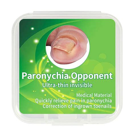 Buy 1 Pair Silicone Invisible Paronychia Ingrown Toenail Correction Covers Tool at affordable ...