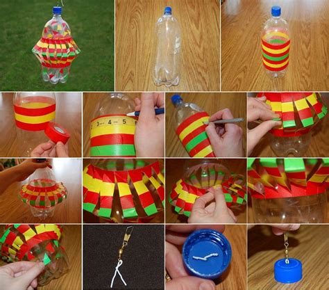 plastic bottle craft ~ craft ideas and art projects