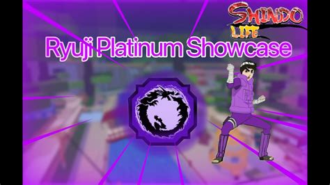 Ryuji Platinum Showcase! (Shindo life) - YouTube