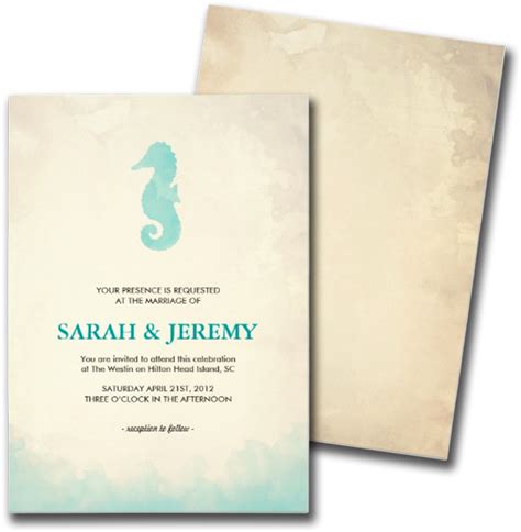 Wedding Cards and Gifts: Under the Sea Wedding Invitations