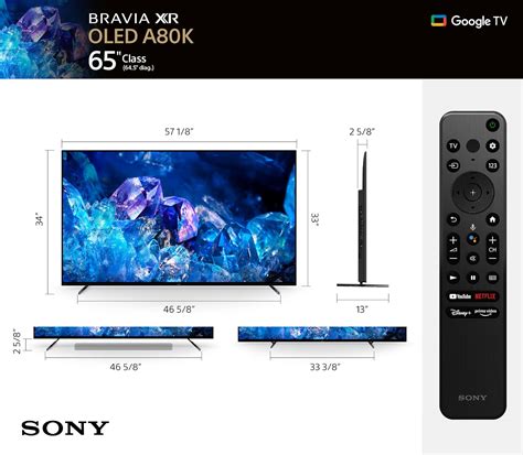 ایگرد | قیمت و خرید Sony 65 Inch 4K Ultra HD TV A80K Series: BRAVIA XR ...