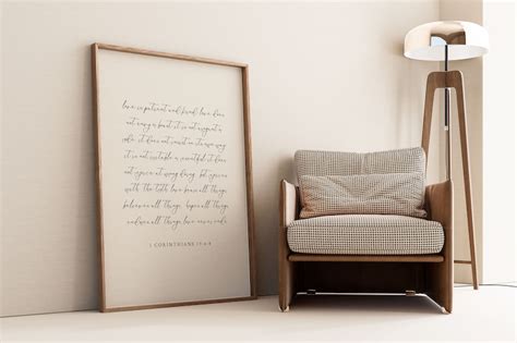 1 Corinthians 13 Printable Wall Art Christian Wedding Gift - Etsy