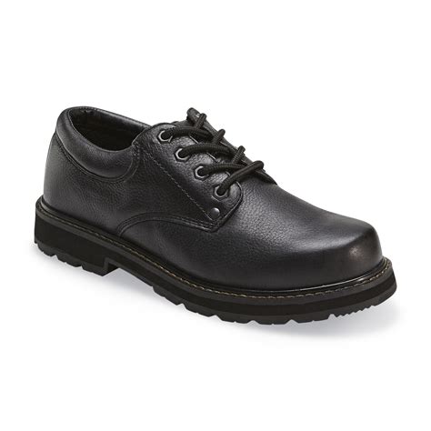 Dr. Scholl's Men's Harrington Black Work Shoe Black - Wide Width Available - Clothing, Shoes ...