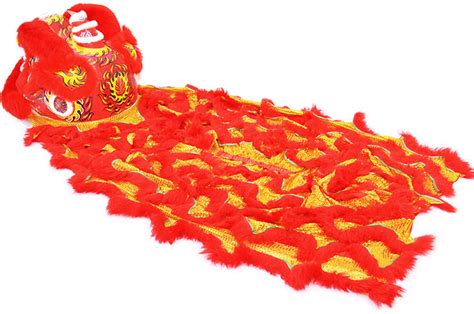 Lion Dance Costume, Southern Style - Red & Gold - DragonSports.eu