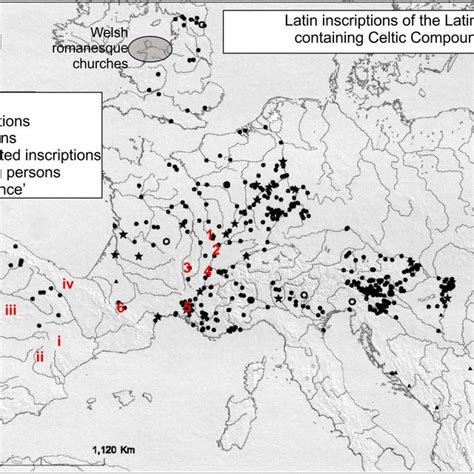 General map of Lugdunum (present day Lyon; base map from Desbat 2007 ...