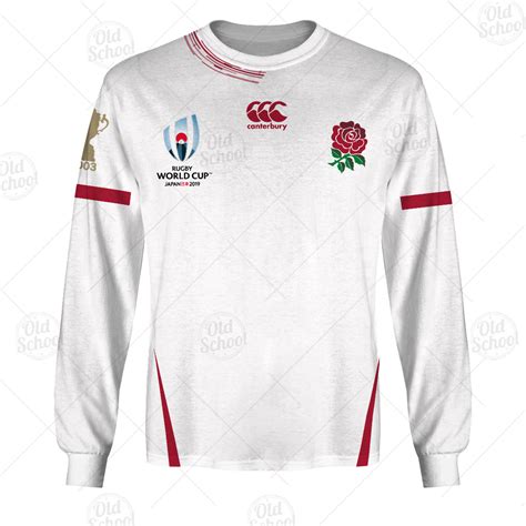 Personalise England national rugby union team World Cup Rugby Home Jersey – YourGears