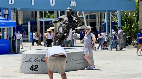 Jackie Robinson #42 at Dodger Stadium