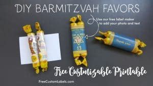 Bar Mitzvah Party Favors