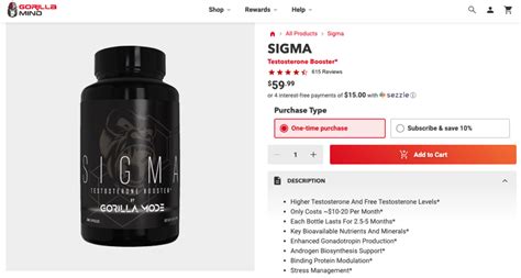 Gorilla Mind Sigma Review - Is This T-Booster Effective?