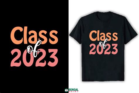 Funny Class of 2023 Shirt Design Graphic by Bengal Shirt · Creative Fabrica