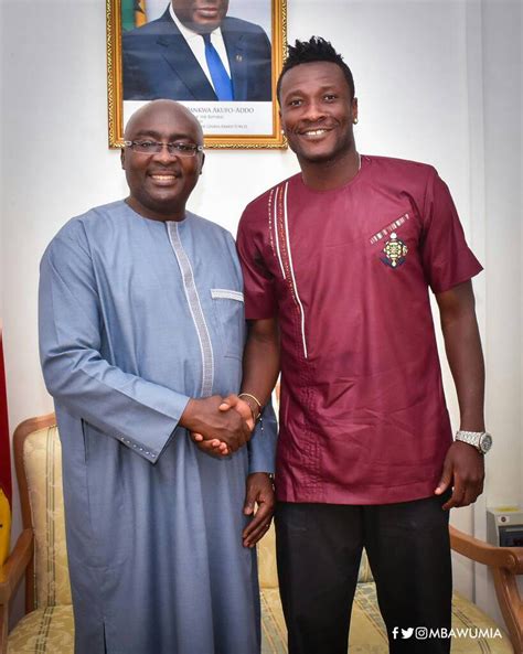 Black Stars captain Asamoah Gyan visits Vice-President Mahamudu Bawumia - Ghana Latest Football ...