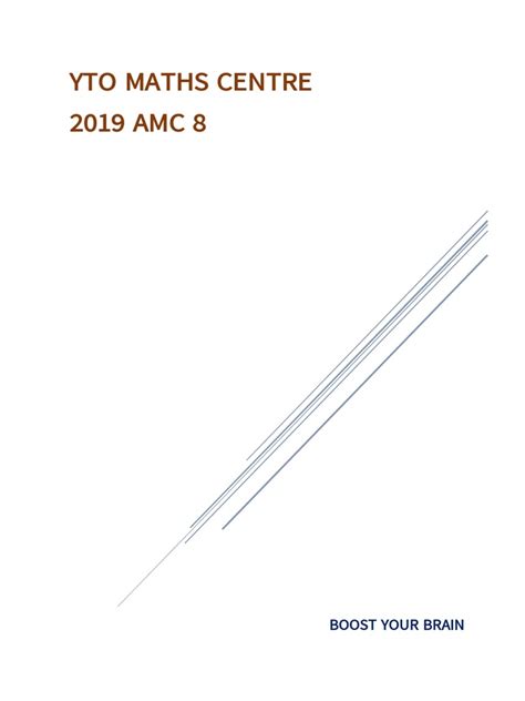 2019 Amc 8 | PDF | Rectangle | Area