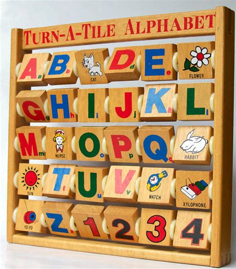 Turn-A-Tile Alphabet Vintage | upcountryvintage | Flickr