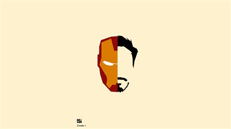 Iron Man Face Minimalism Wallpaper,HD Superheroes Wallpapers,4k Wallpapers,Images,Backgrounds ...