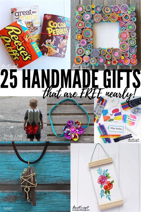 25 Handmade Gifts that are FREE (Almost)