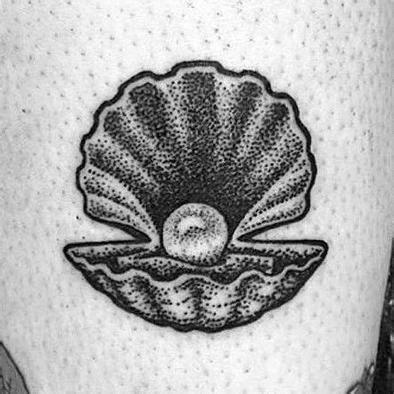 30 Clam Tattoo Designs For Men - Shell Ink Ideas | Pearl tattoo, Tattoo designs men, Tattoo designs