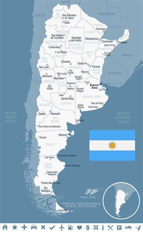 Argentina Map - Guide of the World