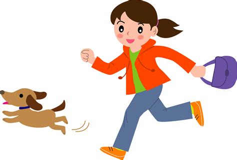 Clipart Running Dog