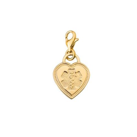 We also offer a large selections of engravable medical alert charms in ...